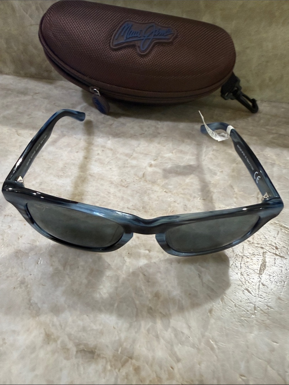 Maui Jim Blue black Kaa Point Frame Polarized Sunglasses